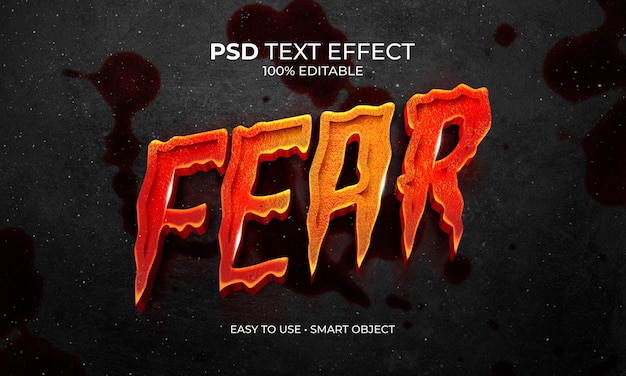 FEAR AND HORROR TEXT EFFECT