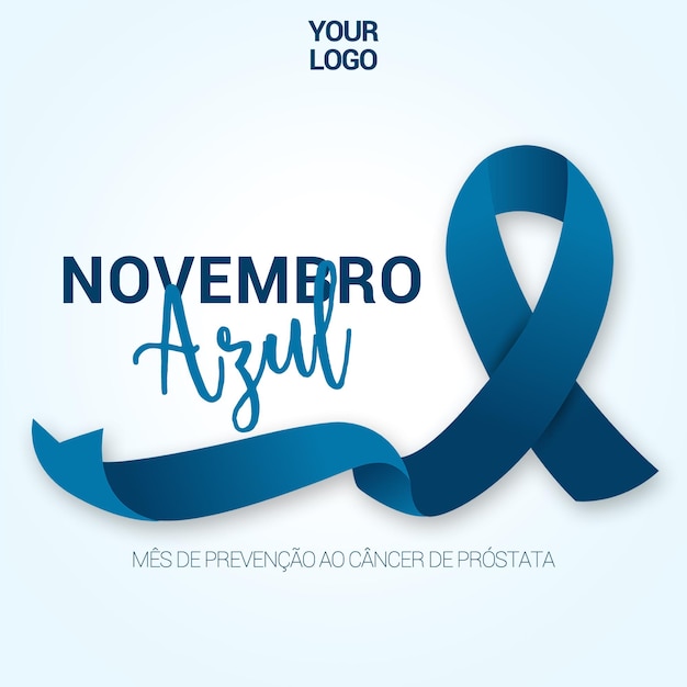 Feed de mídia social campanha Novembro Azul