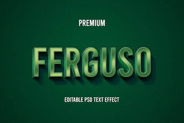 Ferguso text effect