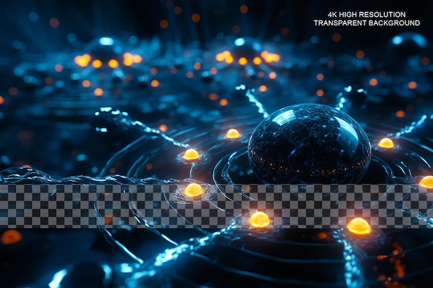 Fermionic Condensate A state of matter formed at Tempe on transparent background