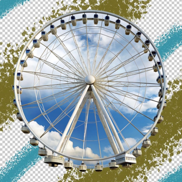 PSD ferris wheel high quality realistic image