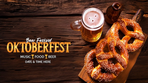 PSD festive oktoberfest beer festival social media banner