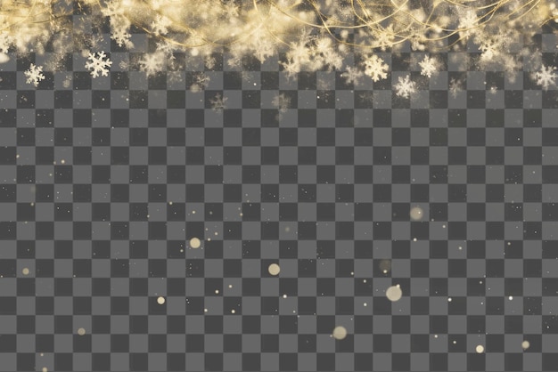 Festive transparent snowflake background