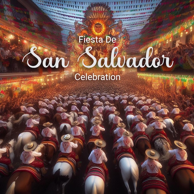 Festive Vibes San Salvador Fiesta PSD Design