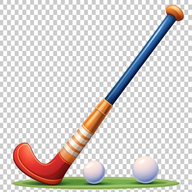 field hockey clipart on transparent background