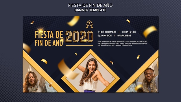 Fiesta de fin de ano 2020 banner