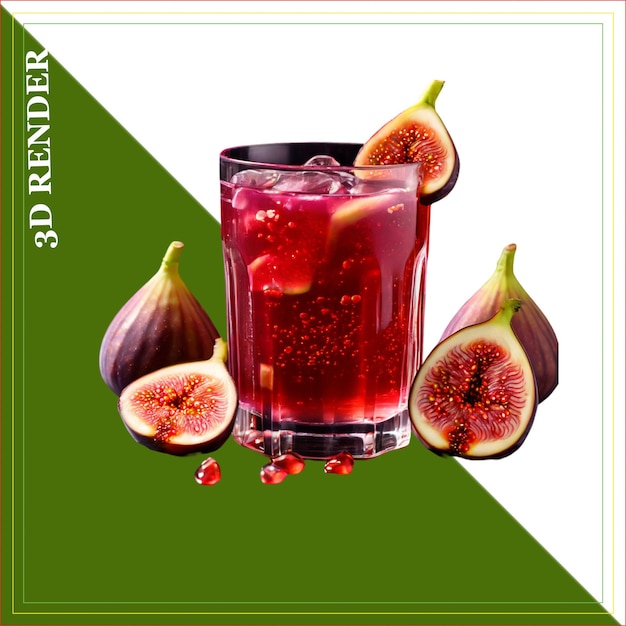 Fig Juice Benefits TransparentClear BackgroundAnjeer Juice