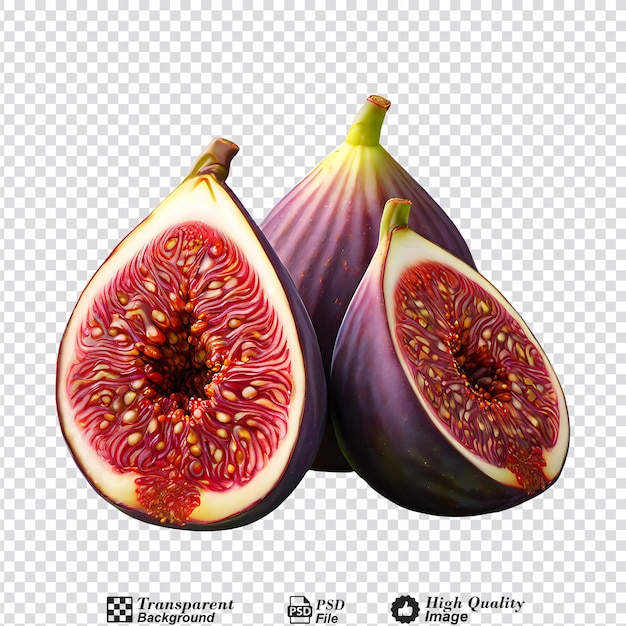 figs isolated on transparent background