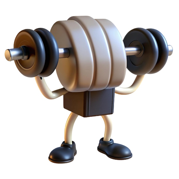 a figure with a dumbbell that says quot dumbbell quot