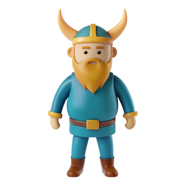 a figurine of a character with horns and horns