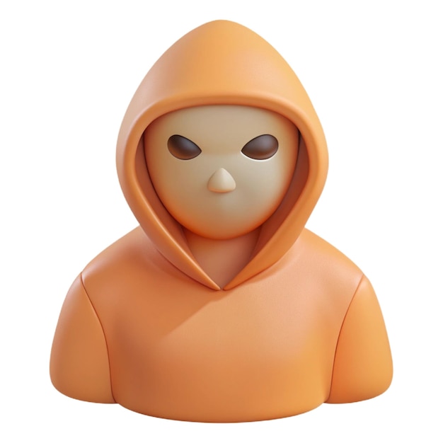 PSD a figurine of a man wearing a hoodie