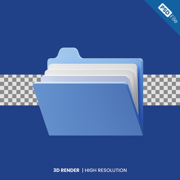 file icon 3d illustration