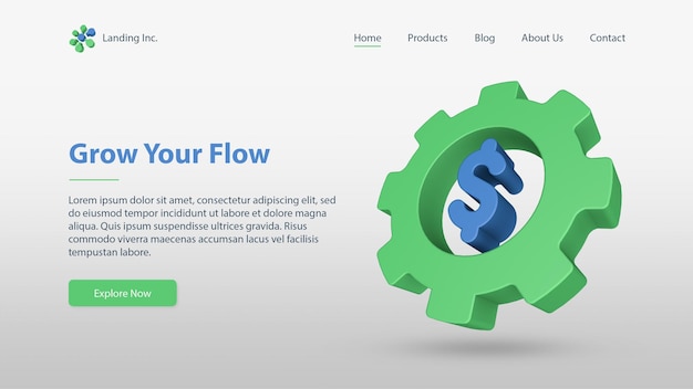 Finance Landing Page