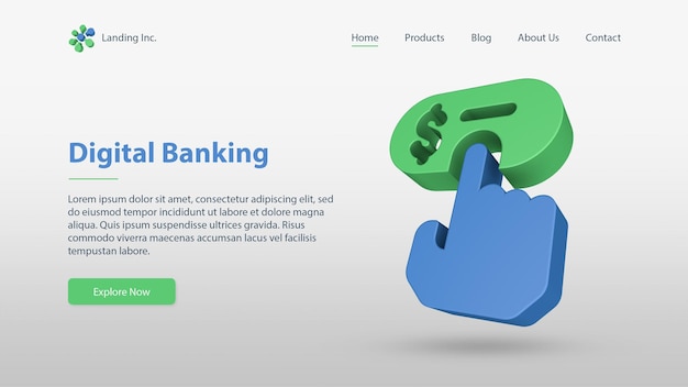 Finance Landing Page