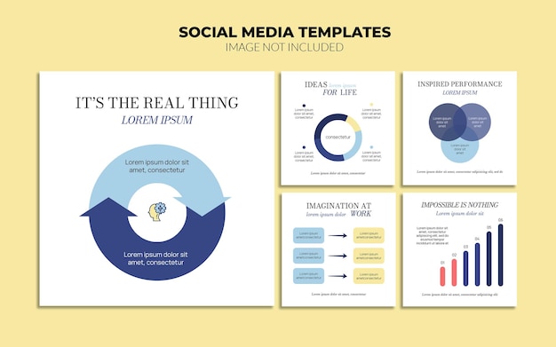 Financial Planning Instagram Social Media Post Templates