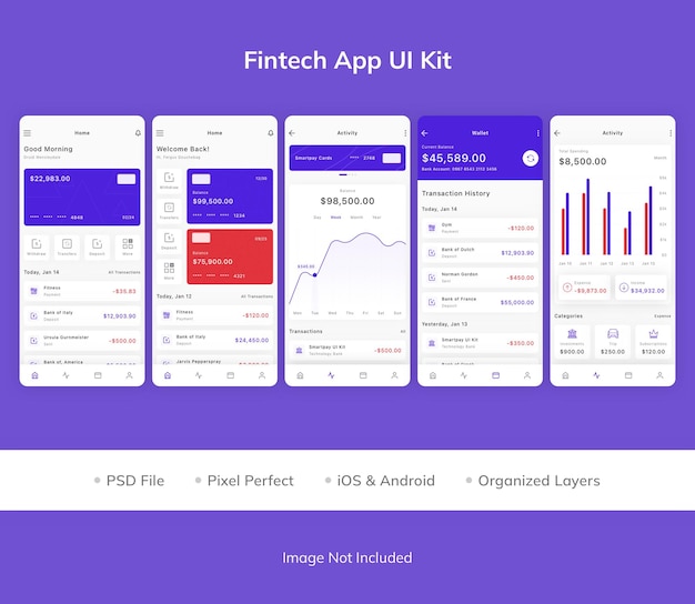 Fintech App UI Kit