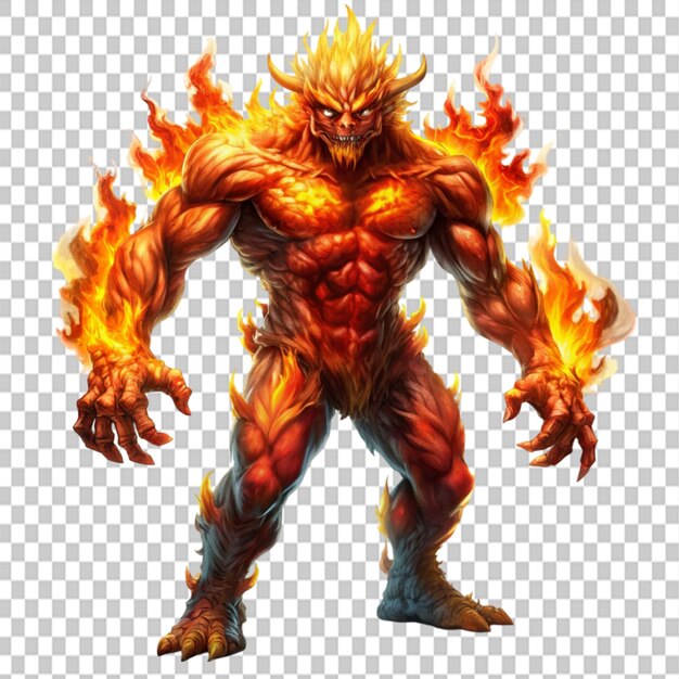 fire elemental monster