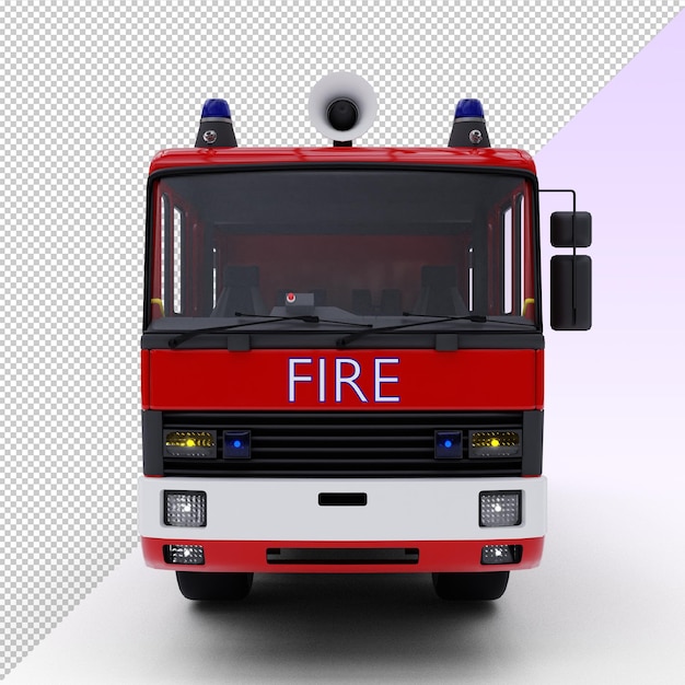 Fire Engine isolated