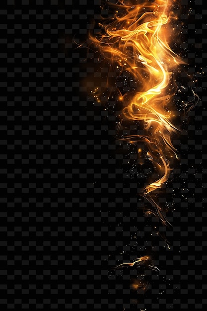 fire and flames on a black background