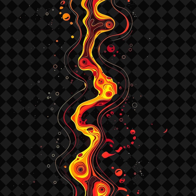 PSD the fire flames of the night