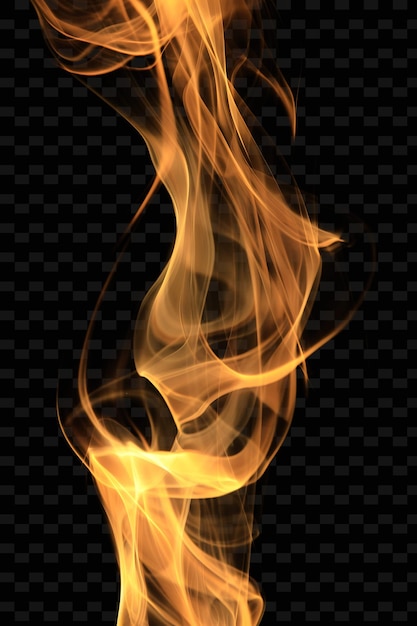 fire flames with a black background