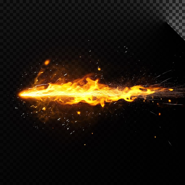 fire with flames and a black background