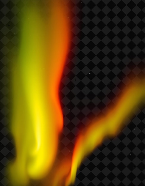 PSD a fire with flames on a black background