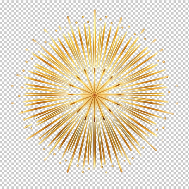 fireworks on transparent background