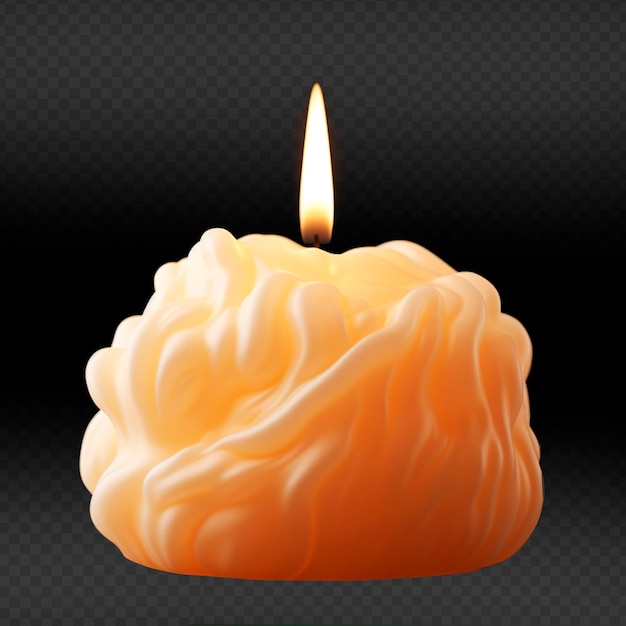 Firing candle isolated