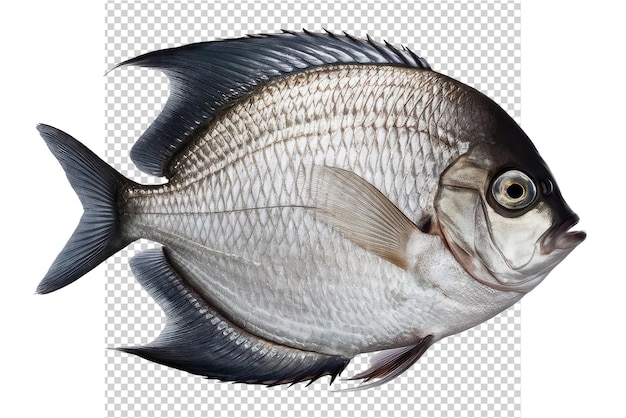 PSD a fish is shown in a picture with a fish head