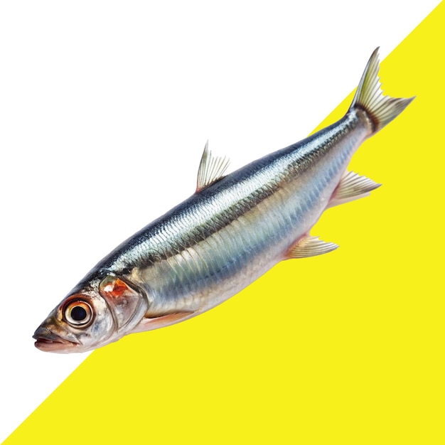 a fish is shown with a yellow background that says quot fish quot