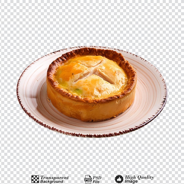 Fish pie isolated on transparent background