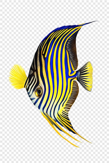 PSD a fish with a yellow tail