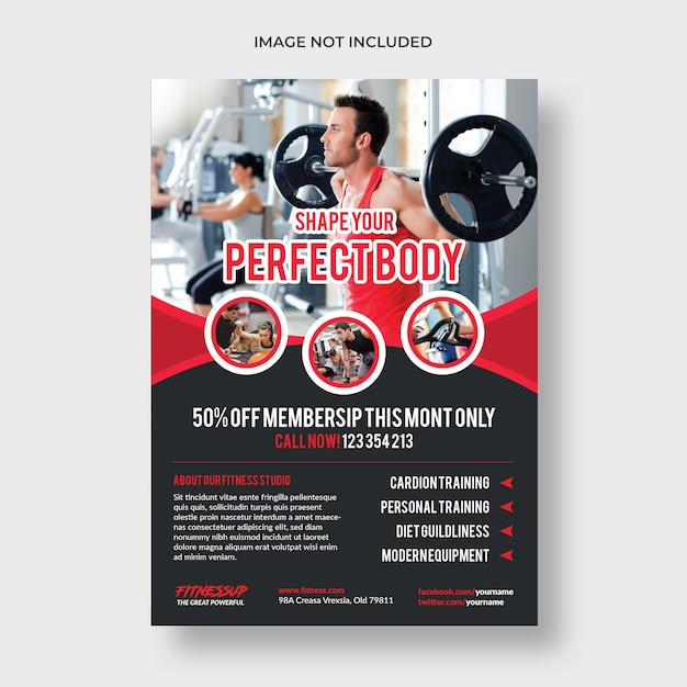 Fitness Gym Flyer Template