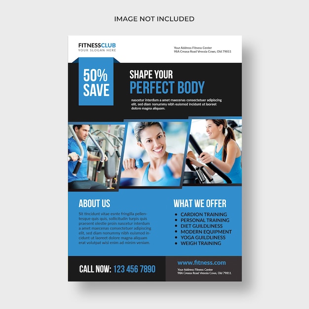 Fitness Gym Flyer Template