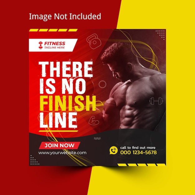 Fitness Instagram ads design