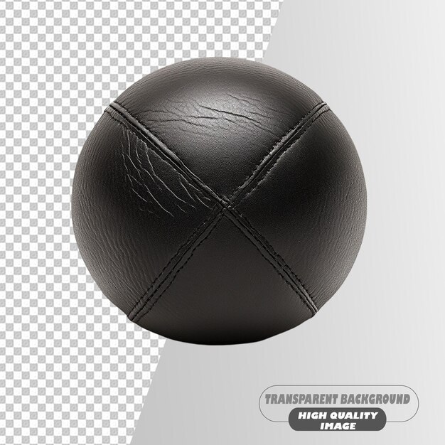 PSD fitness medicine ball isolated on transparent background psd file