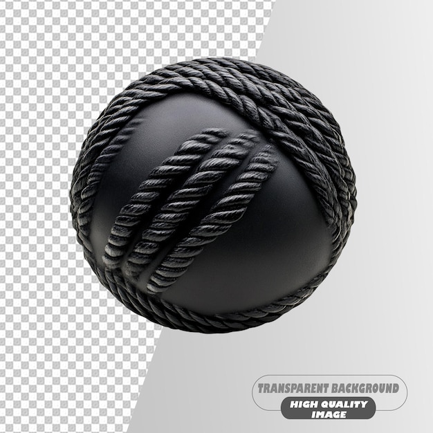 PSD fitness medicine ball isolated on transparent background psd file