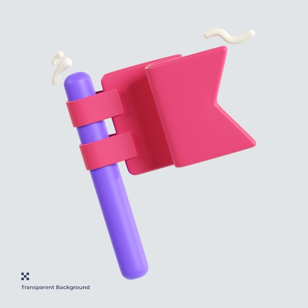 Flag 3d illustration