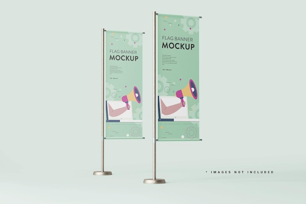 Flag Banner Mockup