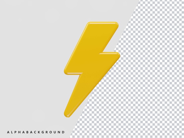 Flash realistic 3d icon