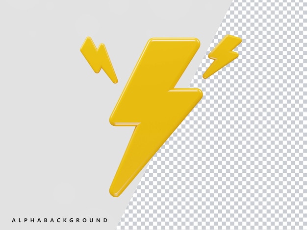 Flash realistic 3d icon