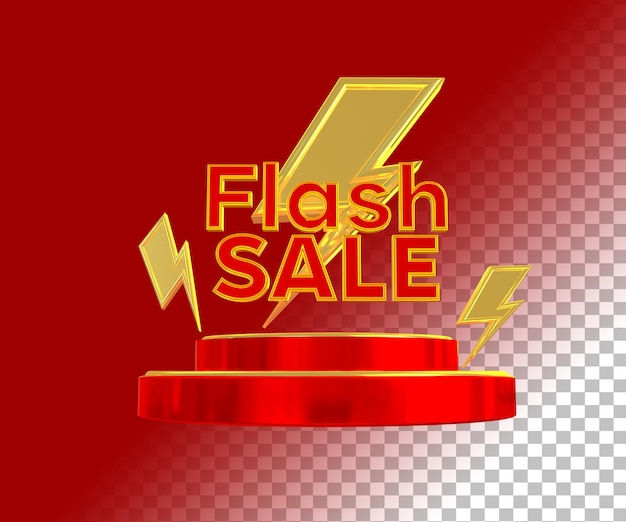 Flash sale 3d text