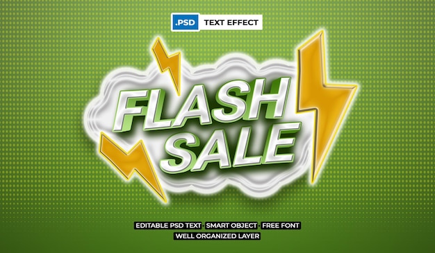 Flash sale text effect