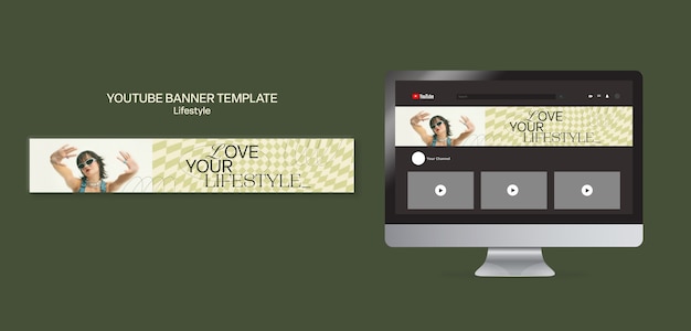 Flat design sale template