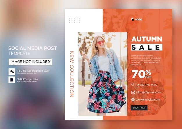 Flat instagram flyer for interior sales post template Flat instagram flyer for interior sales post template Premium PSD