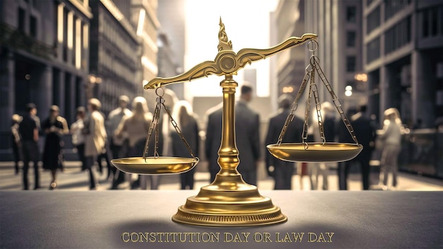 PSD flat lawyers day background design