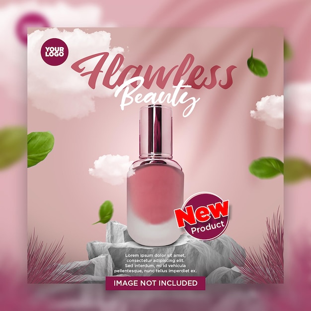 Flawless Beauty Cosmetics Banner