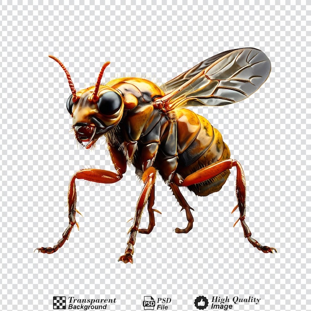 flea isolated on transparent background