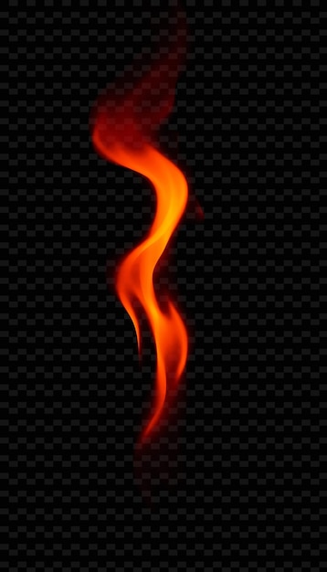 Flickering Flame Dances Erratically Blending Deep Red and Bright Oran PNG Sparking Light Textureg